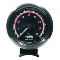 3-3/8" Black Tachometer