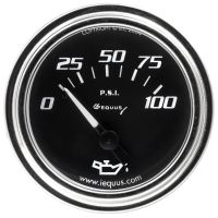 2" Chrome Mechanical Oil Pressure Gauge