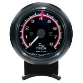 2-1/2" Mini Black Tachometer
