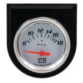 2" White Voltmeter Kit