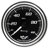 2" Chrome Mechanical Oil Pressure Gauge