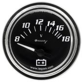 2" Chrome Voltmeter