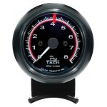 2-1/2" Mini Black Tachometer