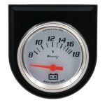 2" White Voltmeter Kit