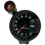 5" PEDESTAL TACHOMETER, 0-10,000 RPM, BLACK, EQUUS