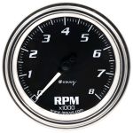 3-3/8" Chrome Tachometer