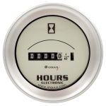 2" Chrome Hourmeter