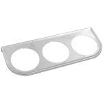 2” Chrome Triple Mounting Panel