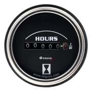 2” CHROME HOURMETER